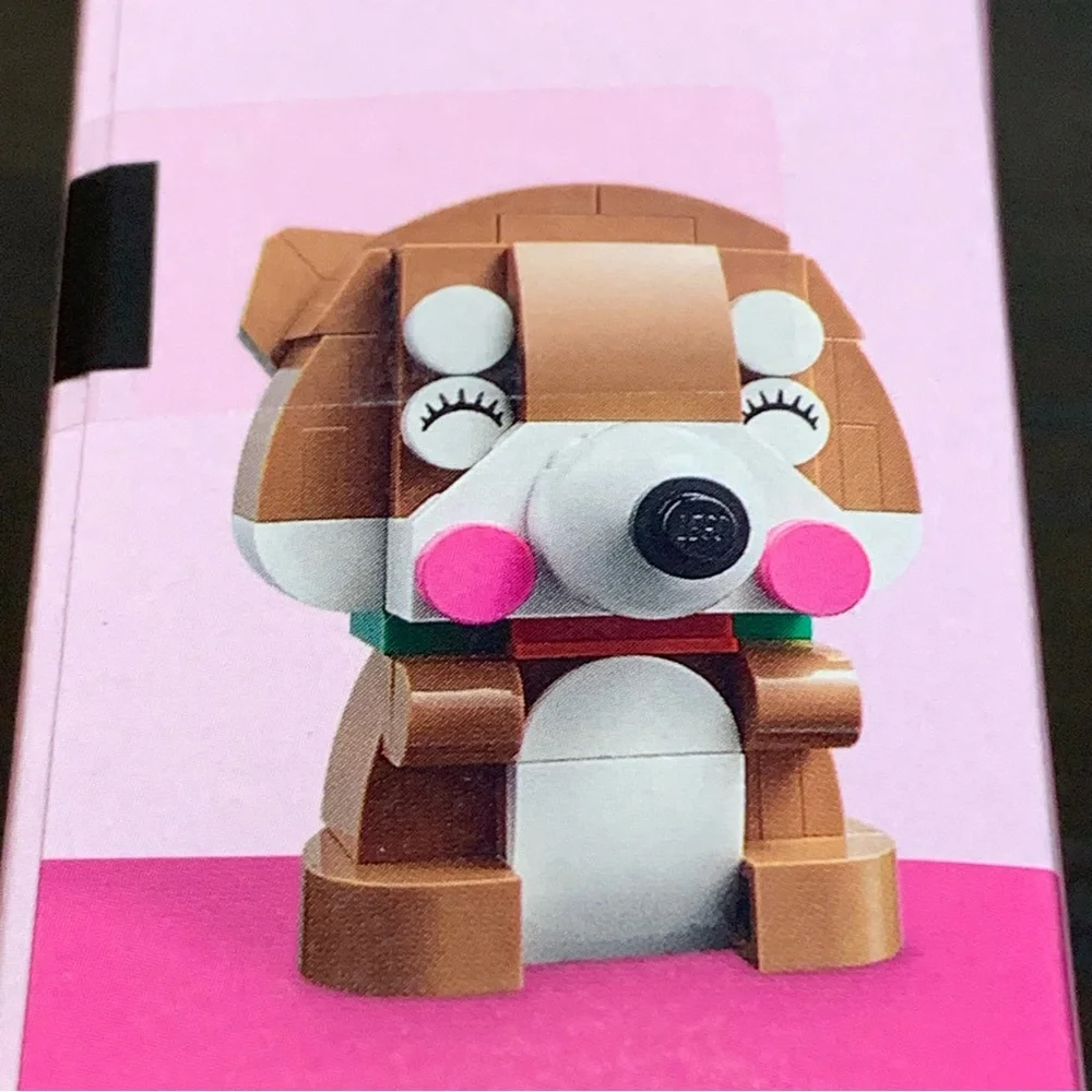 LEGO Limited Edition Love Heart Chocolate Gift Box-Shiba Inu #40679, 158 Pcs,NIB